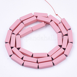 Spray Painted Non-magnetic Synthetic Hematite Beads Strands&nbsp;G-T124-17
