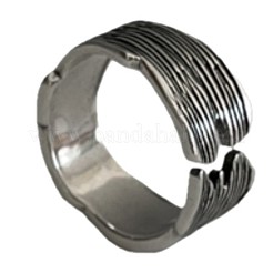Brass Stripe Cuff Open Rings for Men&nbsp;WGF14CC-01
