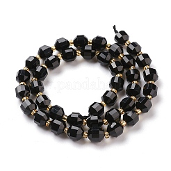 Natural Black Onyx Beads Strands&nbsp;G-K303-A27-8mm