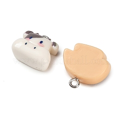 Animals Theme Opaque Resin Pendants&nbsp;RESI-K052-01