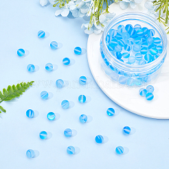 DIY Synthetic Moonstone Beads Stretch Bracelet Making Kits&nbsp;DIY-SC0012-84C