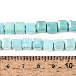 Anti-Tarnish Electroplate Glass Beads Strands&nbsp;GLAA-T025-8mm-10E
