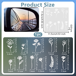 1Pc Waterproof PVC Electrostatic Stickers&nbsp;DIY-OC0013-20D