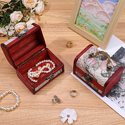 1Pc Wooden Portable Storage Boxes&nbsp;CON-CL0001-05A
