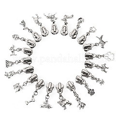 20Pcs Alloy Replacement Zipper Sliders&nbsp;HJEW-TAC0127