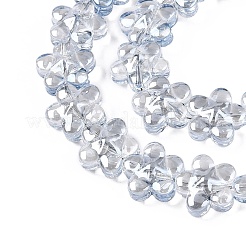 Electroplate Glass Beads Strands&nbsp;EGLA-T028-02H
