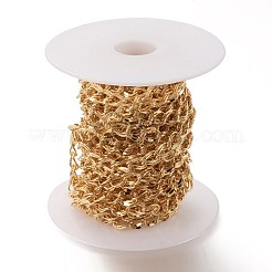 Brass Double Link Curb Chains&nbsp;CHC-M020-06G