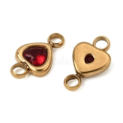 304 Stainless Steel Rhinestone Connector Charms&nbsp;RB-CBA3E99-01G