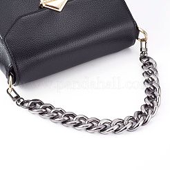 UV Plating ABS Plastic Linking Rings Bag Handles&nbsp;AJEW-BA00084-04