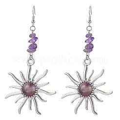 Gemstone Dangle Earrings&nbsp;EJEW-JE05766