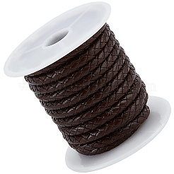 PH PandaHall Cordino In Pelle Vera Per Gioielli – 6mm X 2m – Colore Nero