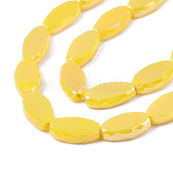 Electroplate Glass Beads Strands&nbsp;EGLA-Q125-009H