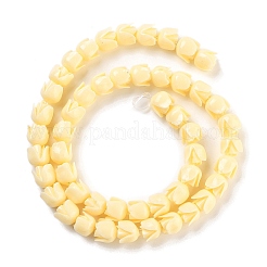 Synthetic Coral Flower Rose Beads Strands&nbsp;CORA-U001-01A-01