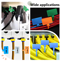 500Pcs 5 Colors Nylon Label Cable Ties&nbsp;FIND-GO0004-33