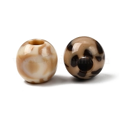 Two Tone Opaque Acrylic European Beads&nbsp;OACR-Z040-02