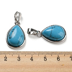 Natural & Synthetic Mixed Gemstone Pendants&nbsp;G-I358-B