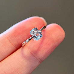 925 Sterling Silver with Cubic Zirconia Finger Rings&nbsp;FS-WGFD4D7-03