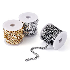 Aluminium Twisted Curb Chains&nbsp;CHA-CW0001-001
