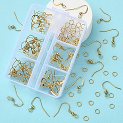 50Pcs 5 Style 304 Stainless Steel Earring Hooks&nbsp;STAS-YW0001-23