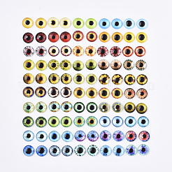 Flat Back Glass Cabochons&nbsp;GGLA-R023-6mm-01
