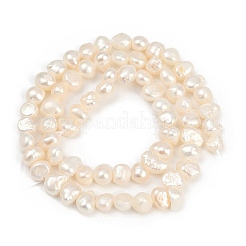 Natural Cultured Freshwater Pearl Beads Strands&nbsp;PEAR-P064-19G-05A-01