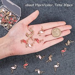 Alloy Enamel Pendants&nbsp;ENAM-PH0001-04LG