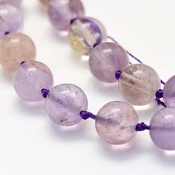 Natural Amethyst Beads Strands&nbsp;G-E395-01A
