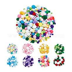 8 Sets 8 Colors Polyester Ball Decoration&nbsp;FIND-PH0021-33