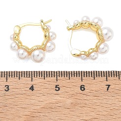Brass Hoop Earrings for Women&nbsp;EJEW-A168-14G