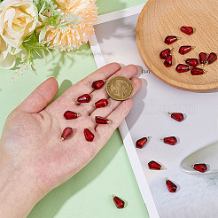 24Pcs Transparent Resin Pendants&nbsp;RESI-ME0001-20A