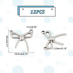 12Pcs 304 Stainless Steel Pendants&nbsp;STAS-UN0046-32