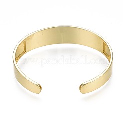 Enamel Evil Eye Flat Band Open Cuff Bangle&nbsp;BJEW-N012-015