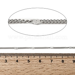 304 Stainless Steel Curb Chains&nbsp;CHS-B015-11P
