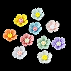 Opaque Resin Cabochons&nbsp;RESI-E039-07