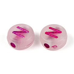 Luminous Frosted Acrylic Beads&nbsp;FACR-T008-02N