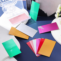 12Pcs 6 Colors Aluminum Heat Transfer Film Crafts&nbsp;DIY-NB0006-47