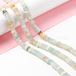 Natural Flower Amazonite Beads Strands&nbsp;G-K326-11