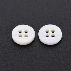 4-Hole Freshwater Shell Buttons&nbsp;BUTT-N018-042