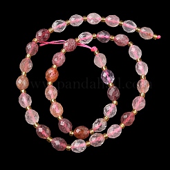 Natural Strawberry Quartz Beads Strands&nbsp;G-F809-A04-01