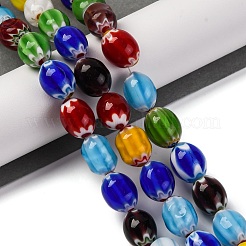 Handmade Lampwork Beads Strands&nbsp;LAMP-D021-01A