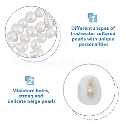 1 Strand Natural Cultured Freshwater Pearl Beads Strands&nbsp;PEAR-FI0001-13