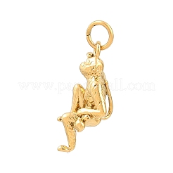 Brass Pendants&nbsp;KK-CBA855A-01G-09