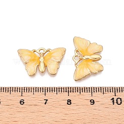 Rack Plating Alloy Enamel Pendants&nbsp;ENAM-N056-363KCG