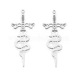 Non-Tarnish 201 Stainless Steel Big Pendants&nbsp;STAS-N090-LA976-1