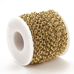 Ion Plating(IP) 304 Stainless Steel Rolo Chains&nbsp;CHS-S001-02B