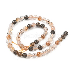 Natural Herkimer Diamond Beads Strands&nbsp;G-Z115-C01-6mm