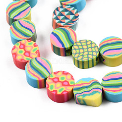 Handmade Polymer Clay Beads Strands&nbsp;CLAY-N010-081