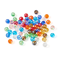 200Pcs 10 Color Electroplate Glass Bead Strands&nbsp;EGLA-KS0001-02