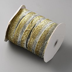 Sparkle Polyester Ribbon&nbsp;OCOR-WH0082-158A-01