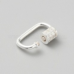 925 Sterling Silver Rhinestone Clasps&nbsp;STER-WH0004-031S